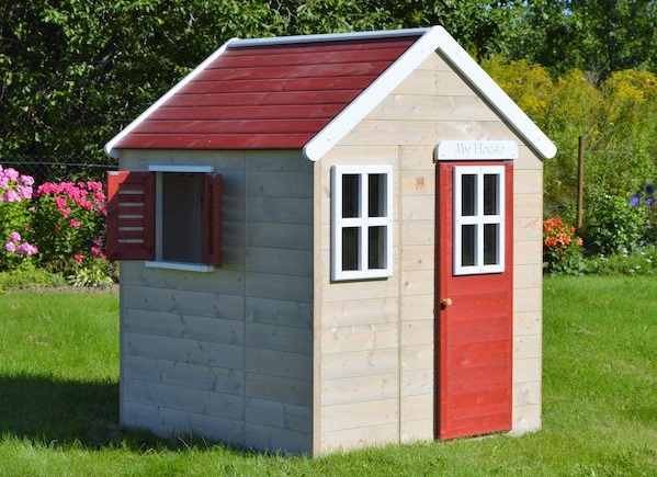 maison en bois pour les jeux d'enfants